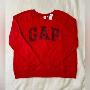 NWT Gap Glitter Logo Sweatshirt